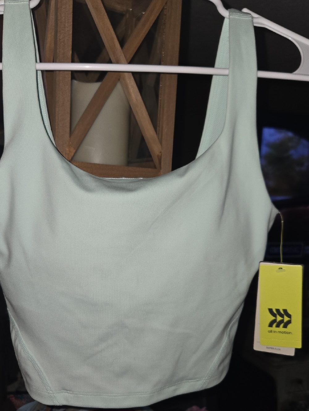 all in motion Mint Green Sports Bra Crop Tank